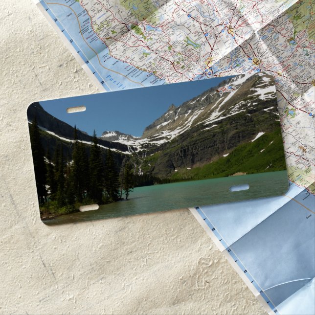 Grinnell Lake at Glacier National Park License Plate (In Situ)