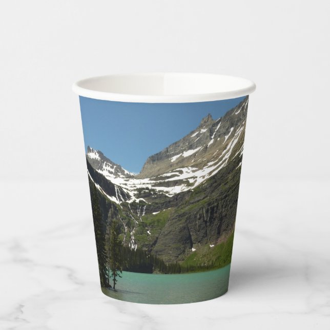 Grinnell Lake at Glacier National Park Paper Cups (Left)
