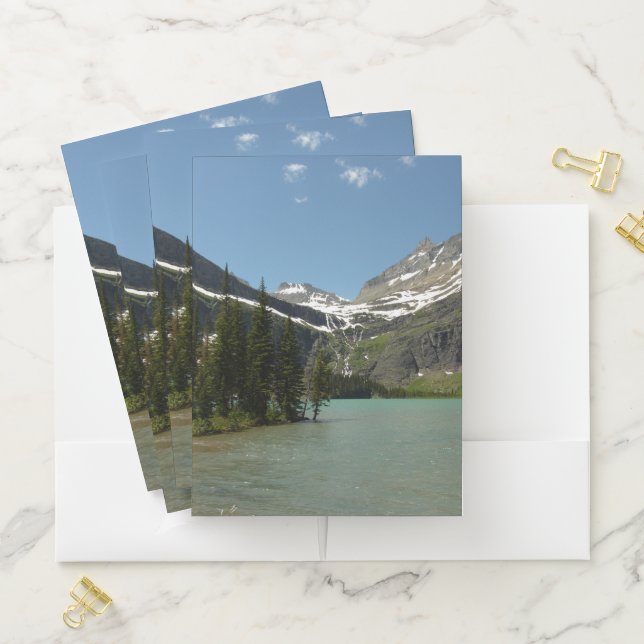 Grinnell Lake at Glacier National Park Pocket Folder (In Situ)