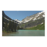 Grinnell Lake at Glacier National Park Rectangular Sticker
