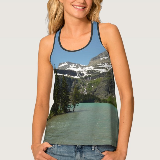 Grinnell Lake at Glacier National Park Tank Top (Front)