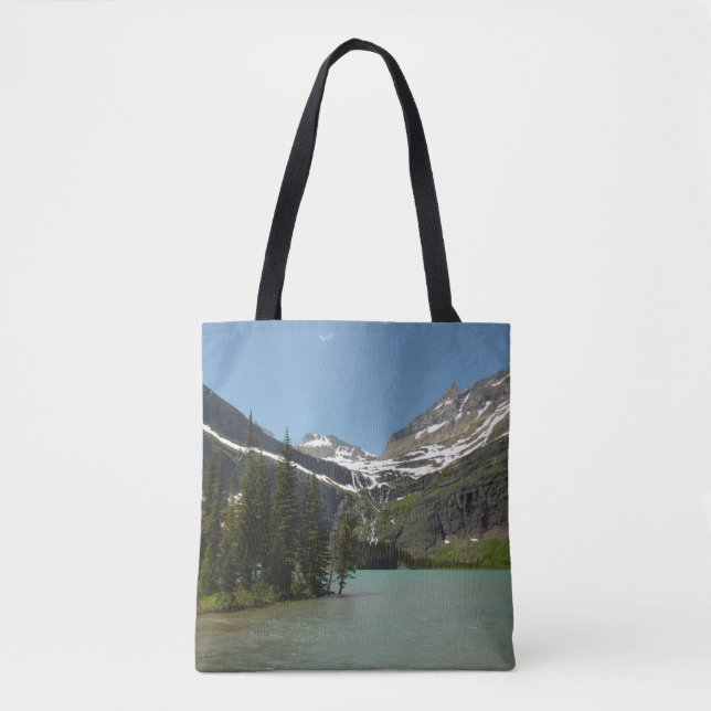 Grinnell Lake at Glacier National Park Tote Bag (Front)