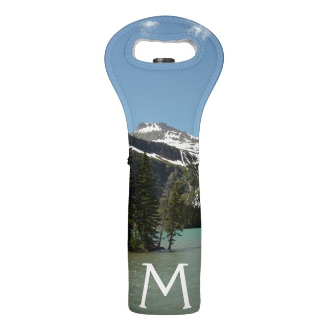Grinnell Lake at Glacier National Park Wine Bag (Front)