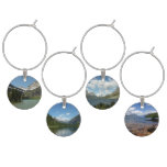 Grinnell Lake at Glacier National Park Wine Charm