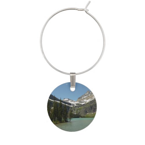 Grinnell Lake at Glacier National Park Wine Charm