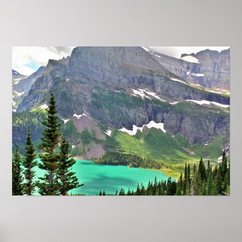 Grinnell Lake Poster