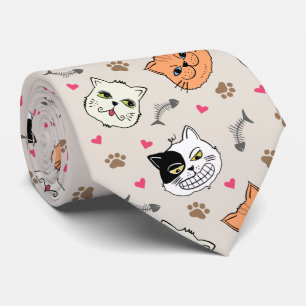 Grinning Cats Neck Tie
