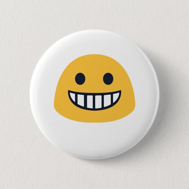 Grinning Emoji Button (Front)