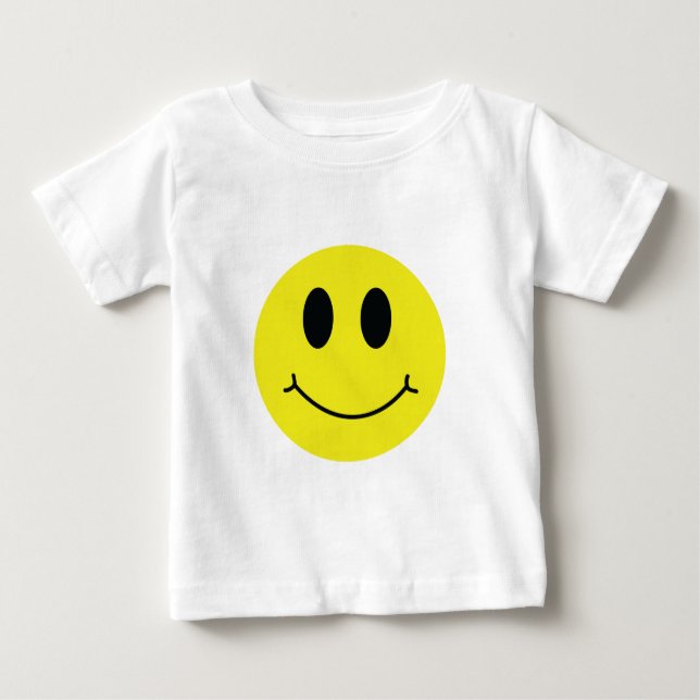 Grinning Face Classic Baby T-Shirt (Front)