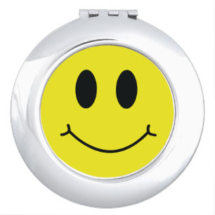 Grinning Face Classic Compact Mirror