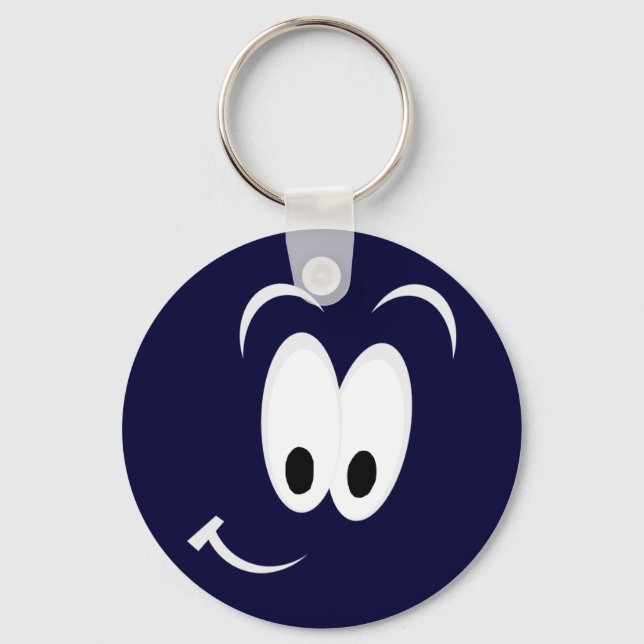 Grinning Face Keychain (Front)
