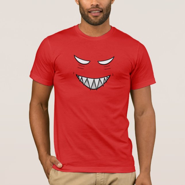 Grinning Face With Evil Eyes T-Shirt (Front)
