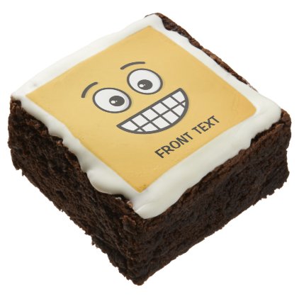 Grinning Face with Open Eyes Chocolate Brownie