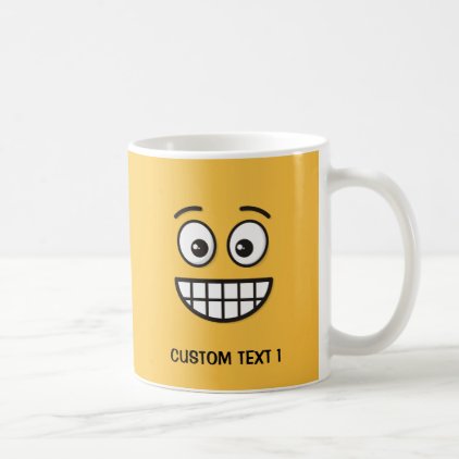 Grinning Face with Open Eyes Coffee Mug