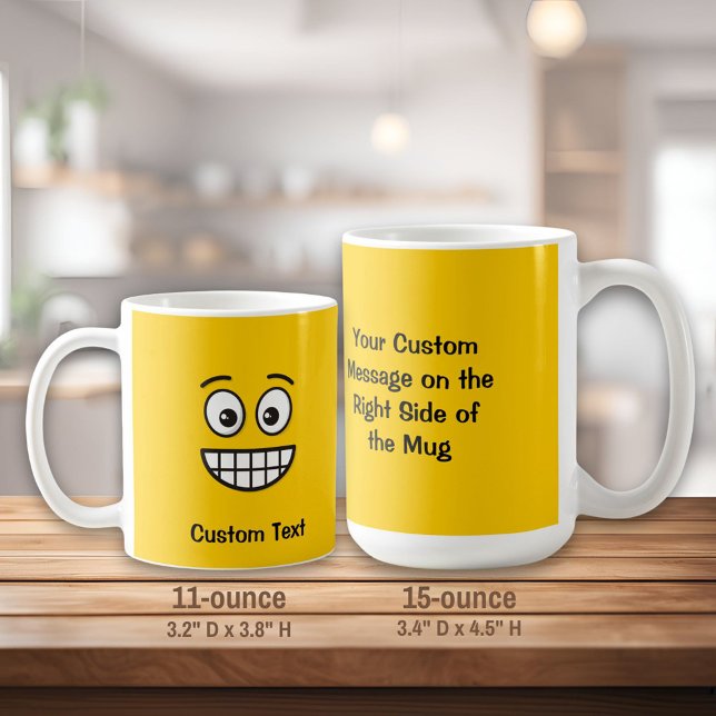 Grinning Face with Open Eyes Coffee Mug (Creator Uploaded)