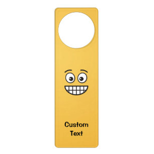 Grinning Face with Open Eyes Door Hanger