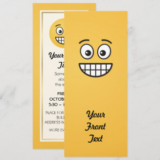 Grinning Face with Open Eyes Invitation