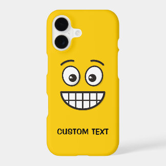 Grinning Face with Open Eyes iPhone Case