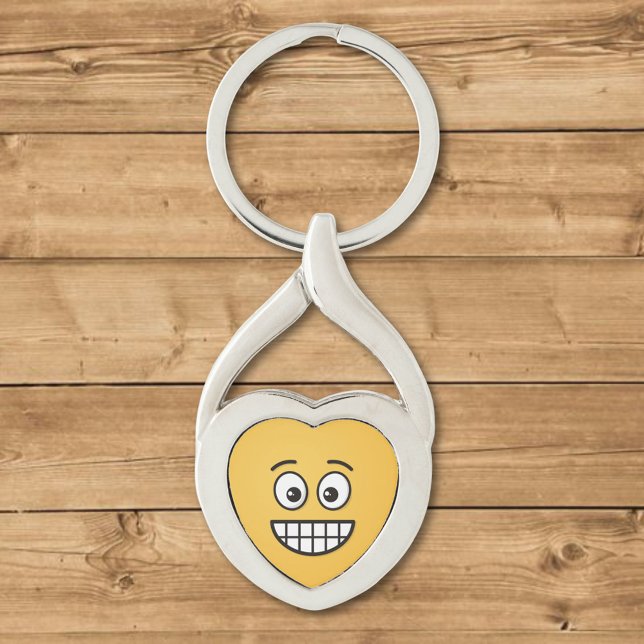Grinning Face with Open Eyes Keychain (Creator Uploaded)