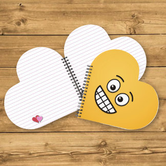 Grinning Face with Open Eyes Notebook