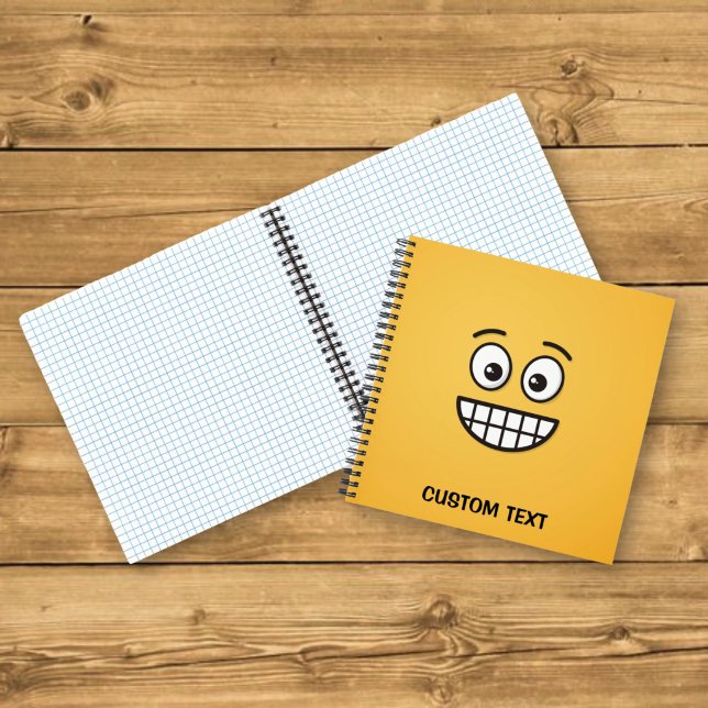 Grinning Face with Open Eyes Notebook (Creator Uploaded)