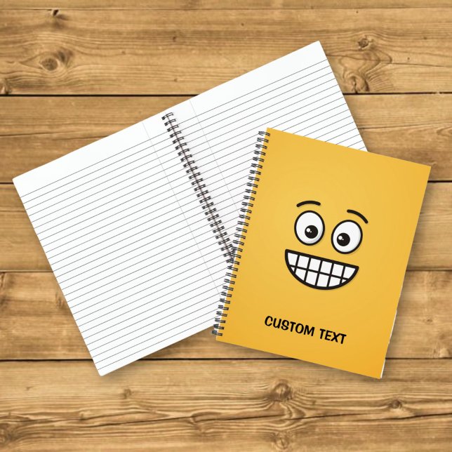Grinning Face with Open Eyes Notebook (Creator Uploaded)