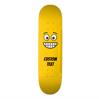 Grinning Face with Open Eyes Skateboard