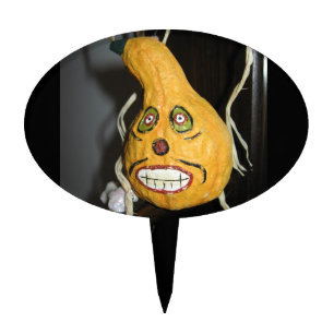 Grinning Gourd Cake Topper