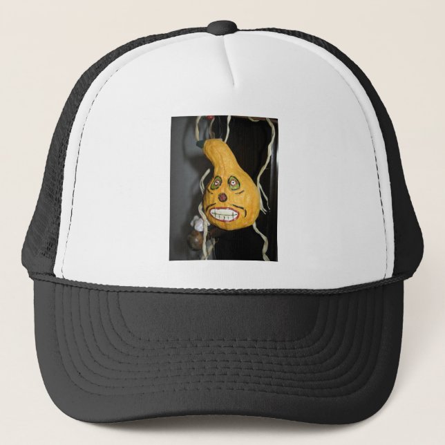 Grinning Gourd Trucker Hat (Front)