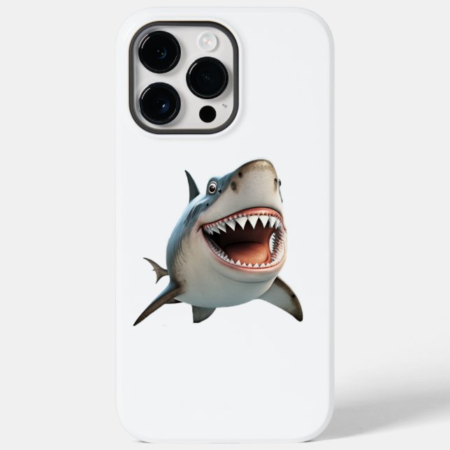 Grinning Jaws: A Playful Portrayal of a Toothsome  Case-Mate iPhone Case (Back)