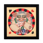 Grinning Poker Pig gift box