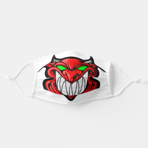 Grinning Red Devil Adult Cloth Face Mask