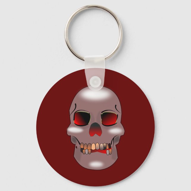 Grinning skull Keychain (Front)