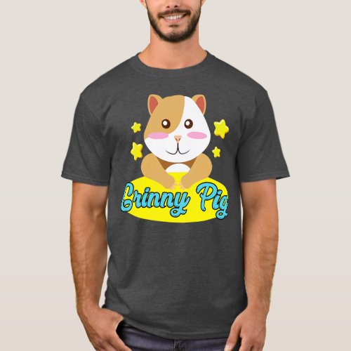 Grinny Pig Gift for Guinea Pig Lovers Cute Guinea  T_Shirt