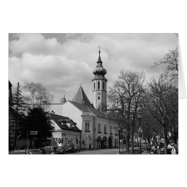 Grinzinger Pfarrkirche Cards (Front Horizontal)