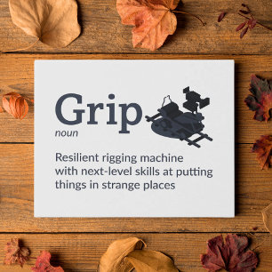 Grip Definition - Set Life Decor 14" x 11" Faux Canvas Print