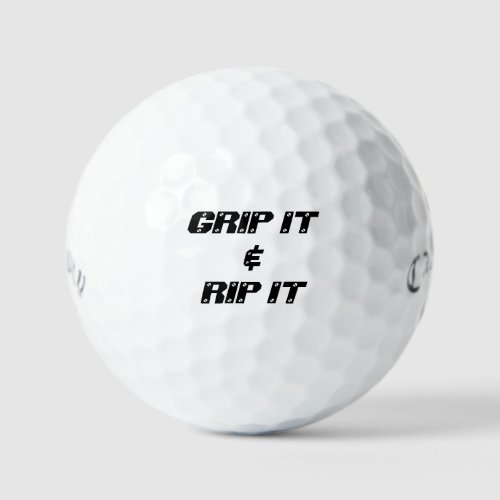 Grip It and Rip It Golf Balls