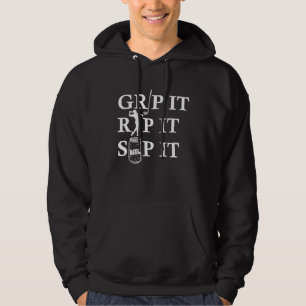 Grip it Sip it Golf golfing   for men women Hoodie