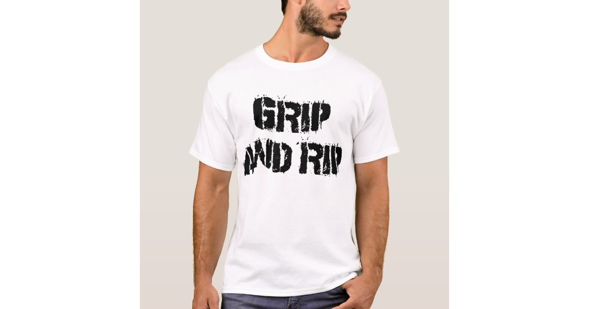 Grip & Rip Armwrestling TShirt Zazzle