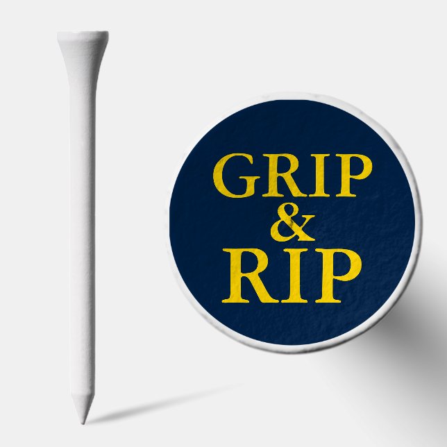 Grip & Rip Quote Bold Design  Golf Tees (Combo)