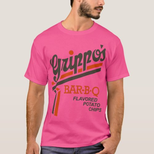grippos barbq flavored potato chips T T_Shirt