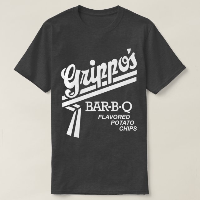 Grippox27s barbq flavored potato chips white T T-Shirt (Design Front)