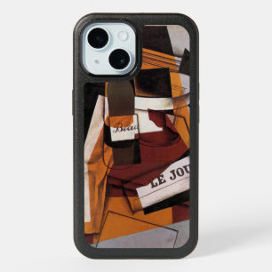 Gris - Bottle, Newspaper and Fruit Bowl iPhone 15 Case