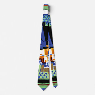 Gris - Fruit Dish and Playing Cards Neck Tie