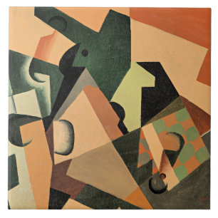 Gris - Glass and Checkerboard Ceramic Tile