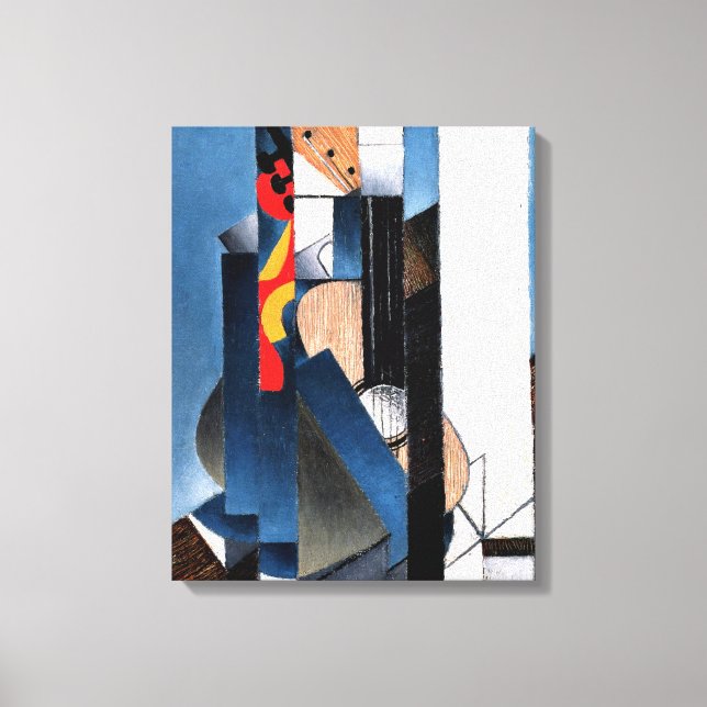 Gris - Guitar, Canvas Print (Front)