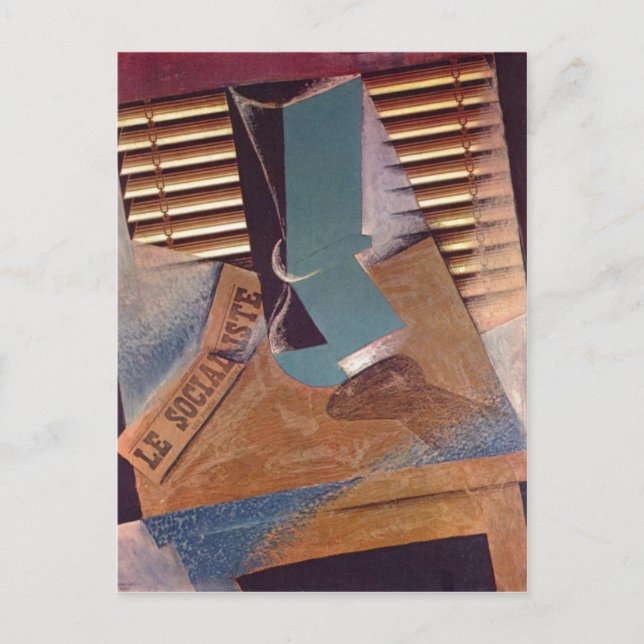 Gris, Juan Die Jalousie The Sunblind 1914 Techniqu Postcard (Front)