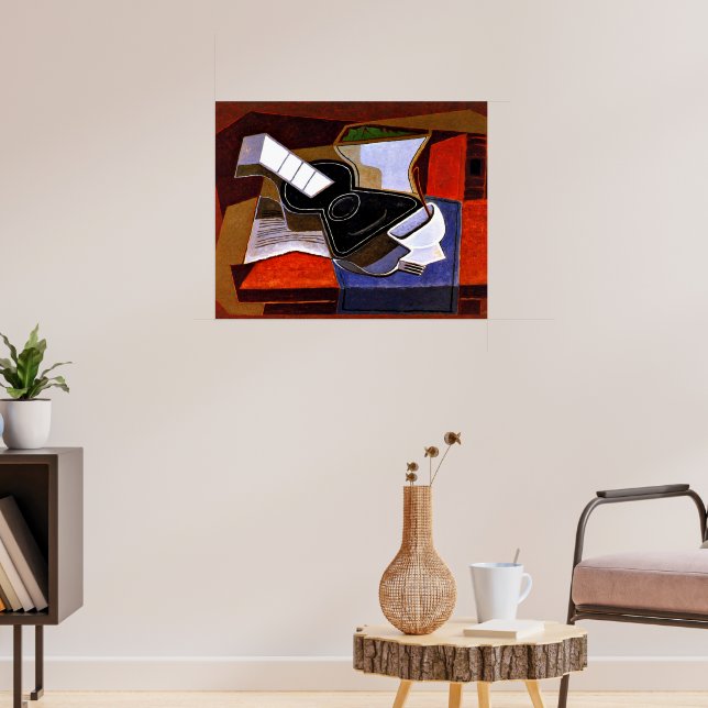 Gris - The Black Guitar Poster (Living Room 3)
