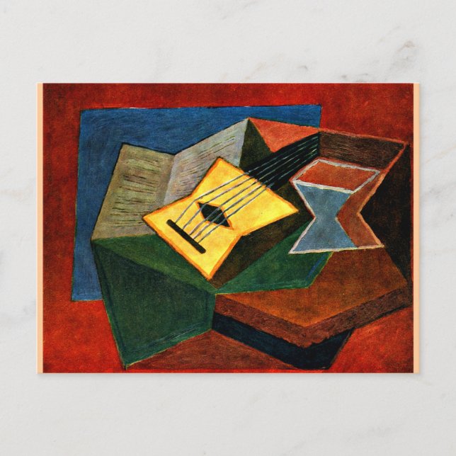 Gris - Yellow Guitar Postcard (Front)