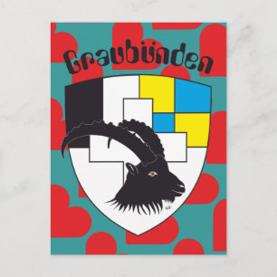 Grischun Switzerland Suisse postcard